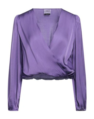 Berna Woman Blouse Purple Size M Viscose