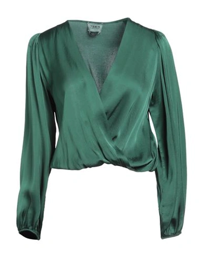 Berna Woman Blouse Dark Green Size L Viscose In Green