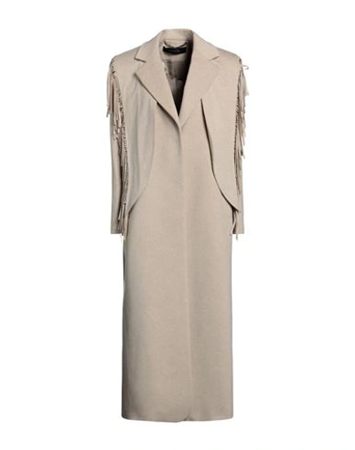 Federica Tosi Cappotto Lungo In Beige