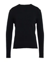 Vneck Man Sweater Black Size 40 Wool, Polyamide, Elastane