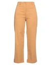 Kaos Woman Pants Camel Size 10 Cotton, Elastane In Beige