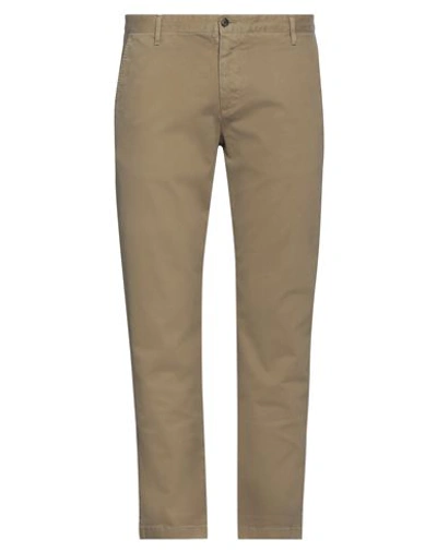 Grey Daniele Alessandrini Man Pants Khaki Size 36 Cotton, Elastane In Beige