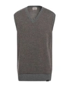 Brooksfield Man Sweater Grey Size 42 Wool, Polyamide, Viscose, Acrylic, Cashmere