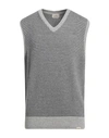 Brooksfield Man Sweater Light Grey Size 42 Wool, Polyamide, Viscose, Acrylic, Cashmere