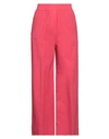 True Nyc Woman Pants Red Size Xs Cotton, Elastane