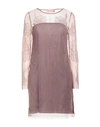 Bdba Woman Short Dress Pastel Pink Size 10 Polyester In Pink