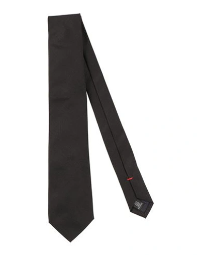 Fiorio Man Ties & Bow Ties Black Size - Cotton, Polyester
