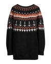 Aniye By Woman Sweater Black Size S Acrylic, Mohair Wool, Polyamide, Wool