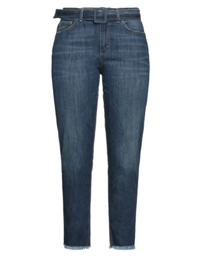 Liu •jo Woman Jeans Blue Size 25w-28l Cotton, Elastane