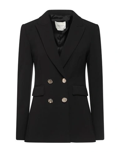 Anna Molinari Woman Blazer Black Size 6 Polyester, Viscose, Elastane