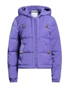 Moschino Woman Jacket Purple Size 12 Polyamide