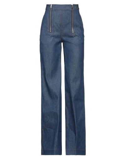Victoria Beckham Woman Denim Pants Blue Size 30 Cotton