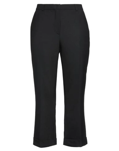 Seventy Sergio Tegon Woman Pants Black Size 14 Polyester, Virgin Wool, Elastane In Black