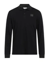 Shoe® Shoe Man Polo Shirt Black Size S Cotton, Elastane
