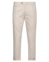 Yan Simmon Man Pants Beige Size 38 Cotton, Elastane