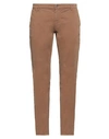 GREY DANIELE ALESSANDRINI GREY DANIELE ALESSANDRINI MAN PANTS BROWN SIZE 30 COTTON, ELASTANE