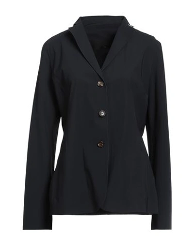 Rrd Woman Suit Jacket Midnight Blue Size 10 Polyamide, Elastane In Blue