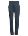 Michael Coal Man Pants Navy Size 30 Cotton, Polyester, Elastane In Navy Blue