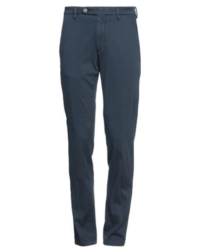 Michael Coal Man Pants Navy Size 30 Cotton, Polyester, Elastane In Navy Blue