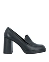 J.a.p. Jose Antonio Pereira J. A.p. Jose Antonio Pereira Woman Loafers Black Size 11 Soft Leather In Black