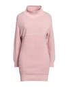 N.o.w. Andrea Rosati Cashmere N. O.w. Andrea Rosati Cashmere Woman Turtleneck Pink Size L Cashmere, Viscose, Wool, Polyamide