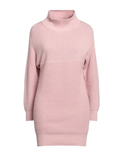 N.o.w. Andrea Rosati Cashmere N. O.w. Andrea Rosati Cashmere Woman Turtleneck Pink Size M Cashmere, Viscose, Wool, Polyamide