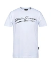 Plein Sport Man T-shirt White Size Xxl Cotton, Elastane