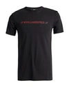 Karl Lagerfeld Man T-shirt Black Size S Cotton In Black