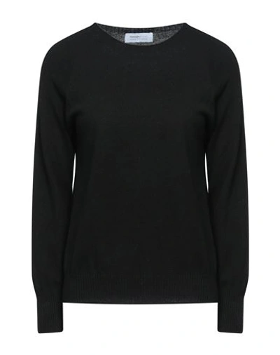 Pianurastudio Woman Sweater Black Size Onesize Viscose, Nylon, Wool, Cashmere, Polyester