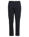 Devore Incipit Man Pants Midnight Blue Size 36 Cotton, Cashmere, Elastane In Black