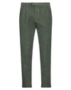 Drumohr Man Pants Dark Green Size 40 Cotton