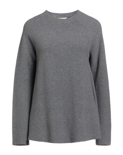 Semicouture Woman Sweater Grey Size M Virgin Wool, Cashmere