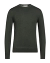 Tela Cotton Man Sweater Military Green Size Xxl Wool