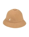 Kangol Man Hat Camel Size M Wool, Modacrylic, Nylon In Beige