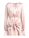 Actualee Woman Short Dress Light Pink Size 8 Polyester