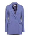 Berna Woman Blazer Mauve Size 4 Polyester, Elastane In Purple