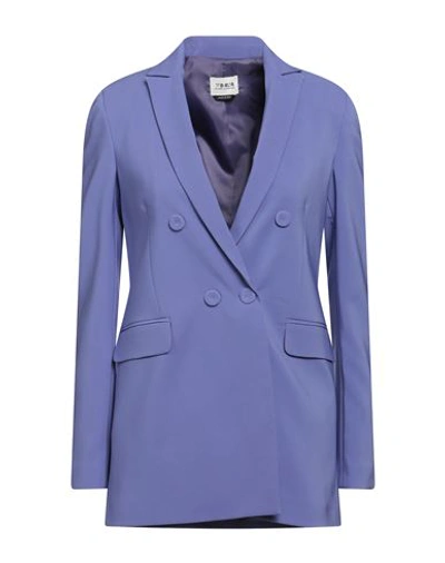 Berna Woman Blazer Light Purple Size 4 Polyester, Elastane