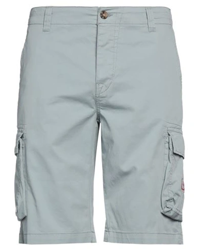 Mc2 Saint Barth Man Shorts & Bermuda Shorts Light Grey Size L Cotton, Elastane