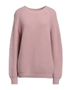 N.o.w. Andrea Rosati Cashmere N. O.w. Andrea Rosati Cashmere Woman Sweater Light Pink Size M Cashmere, Viscose, Wool, Polyamide