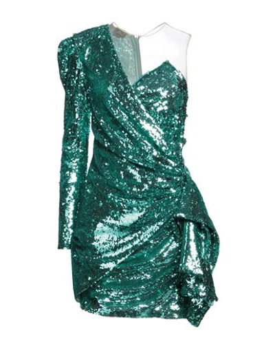 Elisabetta Franchi Woman Short Dress Emerald Green Size 6 Polyamide