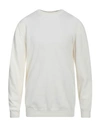 Wool & Co Man Sweater Ivory Size Xxl Merino Wool In White