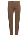 Sparvieri Man Pants Camel Size 32 Cotton, Elastane In Beige