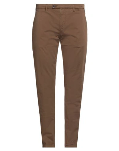 Sparvieri Man Pants Camel Size 32 Cotton, Elastane In Beige