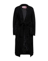 Pink Memories Woman Cardigan Black Size 4 Acrylic, Mohair Wool, Polyamide, Wool