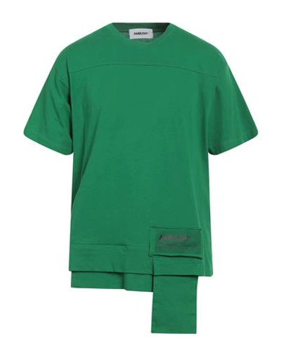 Ambush Man T-shirt Green Size Xl Cotton
