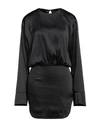 Actualee Woman Short Dress Black Size 4 Polyester