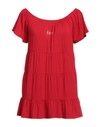 Happiness Woman T-shirt Red Size Onesize Viscose, Elastane In Red