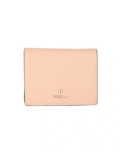 Furla Camelia S Compact Wallet Woman Wallet Blush Size - Soft Leather In Pink
