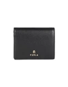 Furla Camelia S Compact Wallet Woman Wallet Black Size - Soft Leather