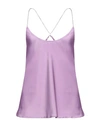 Le Sarte Del Sole Woman Top Lilac Size M Polyester In Purple